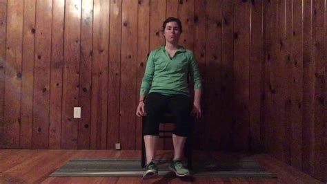 Seated Reverse Toe Taps Youtube