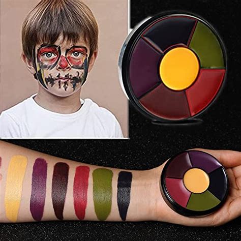 Mysense 6 Color Bruise Wheel Special Effects SFX Zombie Makeup Kit