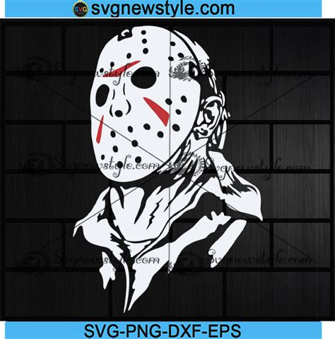 Jason Voorhees Svg Jason Svg Friday The 13th Svg Horror Halloween