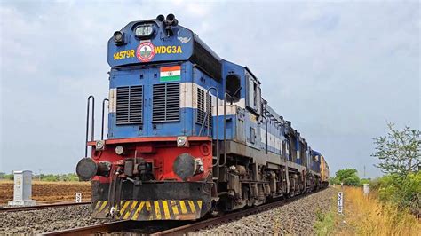 07198 Dadar Central Kazipet Express MLY Twin WDG3A Acceleration