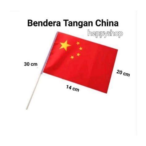 Bendera Tangan Stik Pawai Negara China Cina | Lazada Indonesia