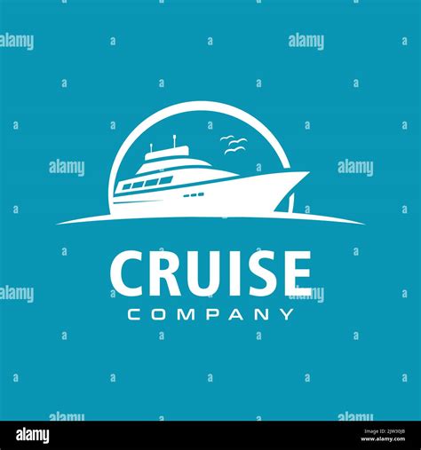 Barco Crucero Logo Silueta Dise O Vector Imagen Vector De Stock Alamy