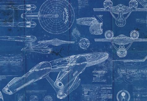Star Trek Enterprise New USS 1701 Blueprint Art Print | Etsy
