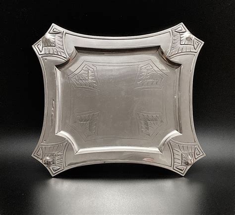 Massives Silber Tablett Sterreich Jugendstil Secession Kaufen Auf