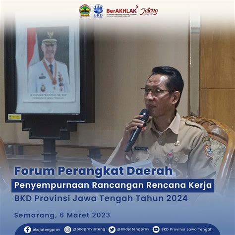 Penyempurnaan Rancangan Renja Badan Kepegawaian Daerah Provinsi Jawa