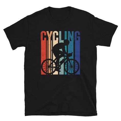 Unique Retro Style Cycling T Shirt Cycler Bike Riding Bike Etsy