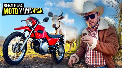 REGALÉ una MOTO y una VACA a la persona más TALENTOSA Asi me financié