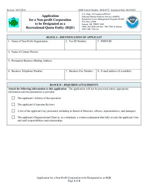 Fillable Online Alaskafisheries Noaa Application For A Non Profit