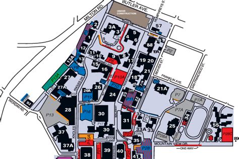 Northern Arizona University Campus Map