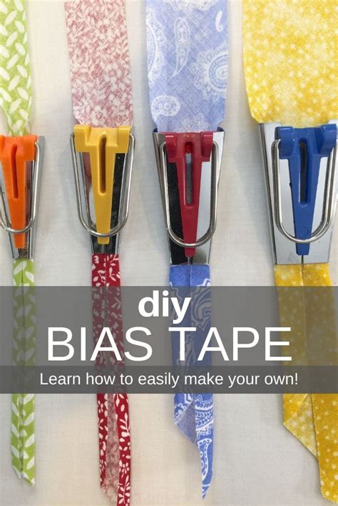 Diy Bias Tape Single And Double Fold Tutorial Artofit