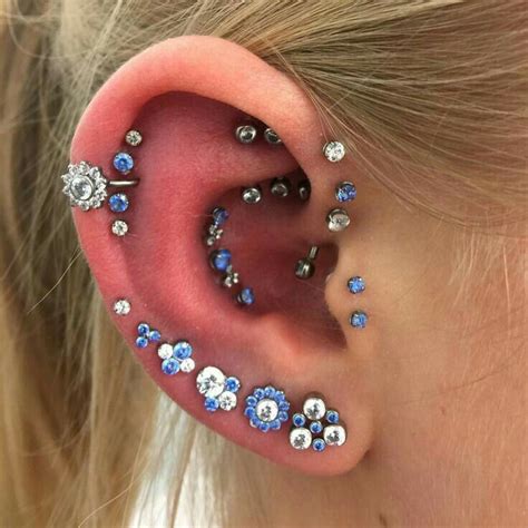 Pin By Rose Birchall On Piercings Jewellery Cool Ear Piercings