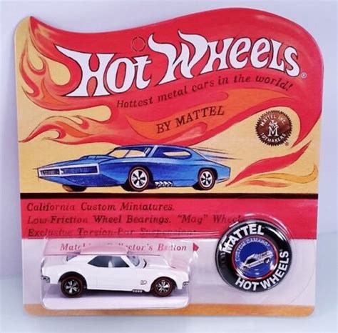 Hot Wheels Rlc Red Line Club 50th Anniversary Custom Camaro White Ebay