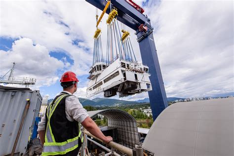 Seaspan Completes 190 Tonne Superstructure Block Lift For Oosv Seaspan