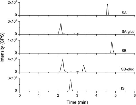 Representative Uhplc Ms Ms Chromatograms For Silybin A Sa