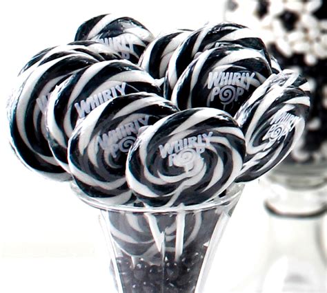 Black And White Swirl Whirly Pops • Oh Nuts®