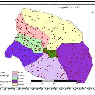 Crime hotspot map analyses. | Download Scientific Diagram