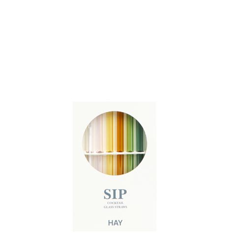 Hay Sip Cocktail Straw Set Of 6