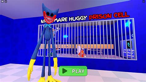 Roblox Nightmare Huggy Wuggy Prison Run Obby All Bosses Battle