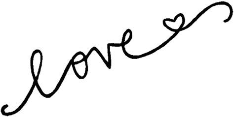 Love Cursive Png