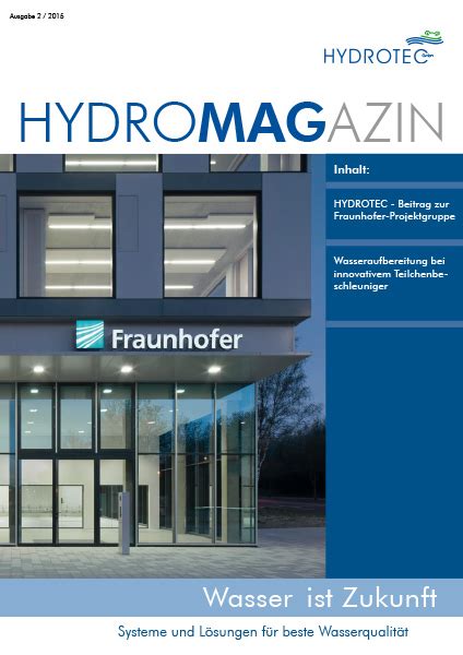 Broschüren Hydrotec GmbH Selb Systeme und Lösungen für beste