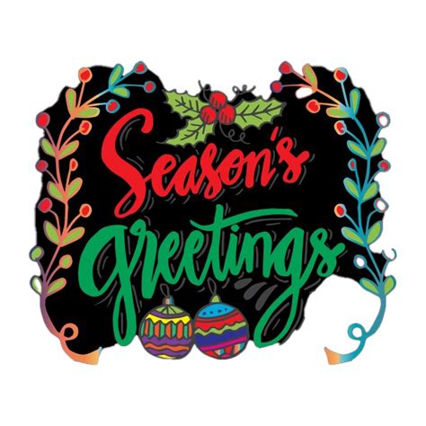 Seasons Greetings Transparent Images Png Png Mart