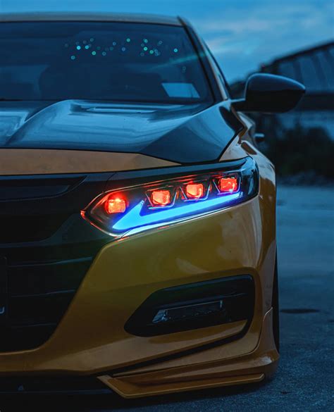 Demon Eye Style Full Led Headlight Honda Accord Primitive