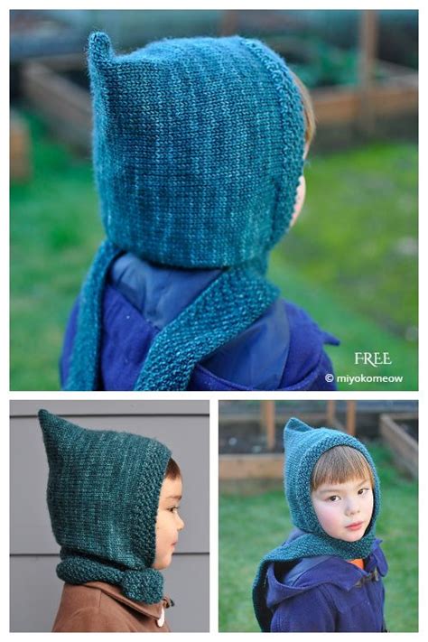 Knit Hooded Scarf Free Knitting Patterns Artofit