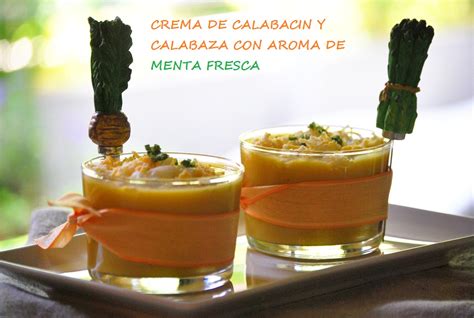 Crema De Calabacin Y Calabaza Con Aroma De Menta Fresca Recetas Sanas