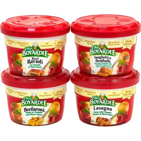 Chef Boyardee Microwavable Bowls Variety Pack 75 Oz 12 Count