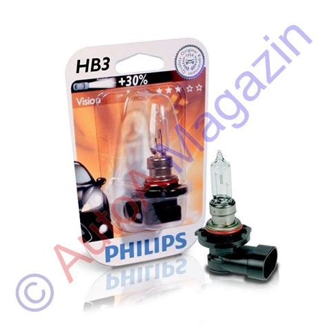 Bec Auto Halogen Hb Philips Vision V W Accesorii Auto Diverse