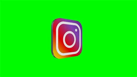 Instagram New Logo Green Screen Animated D Images