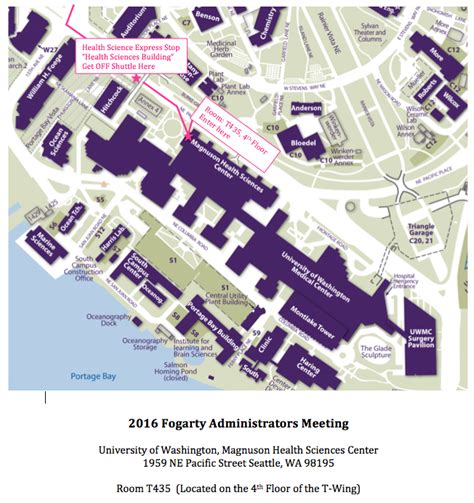 Meeting Logistics 2016 Fogarty International Center Administrators