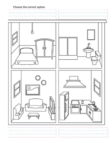 The Diagram Shows Different Rooms In Each Room