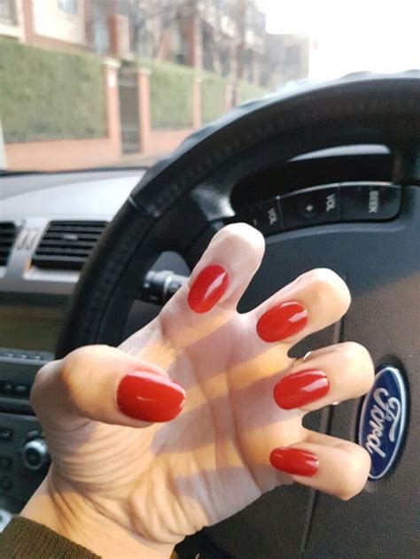 Sns True Red Color 💅 Sns Nails Gel Color Nail Art