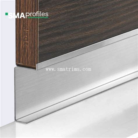 China Customized Black Metal Skirting Board Suppliers Manufacturers