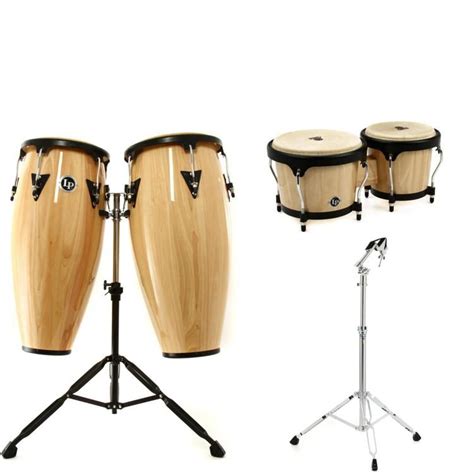 Latin Percussion Aspire Conga Set W Bongos And Stand Inch