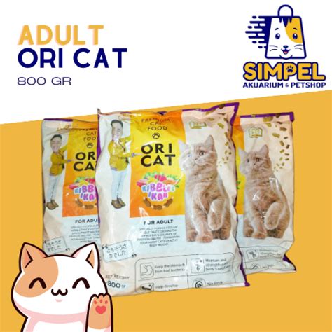 Jual Ori Cat Food 800 Gr Kibble Kotak Makanan Kucing OriCat 800gr