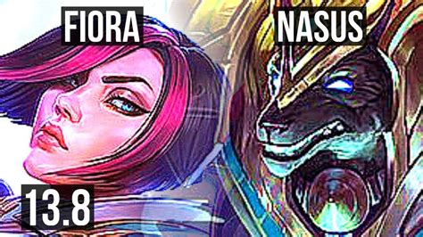 Fiora Vs Nasus Top 5 0 2 600 Games Kr Diamond 13 8 Youtube