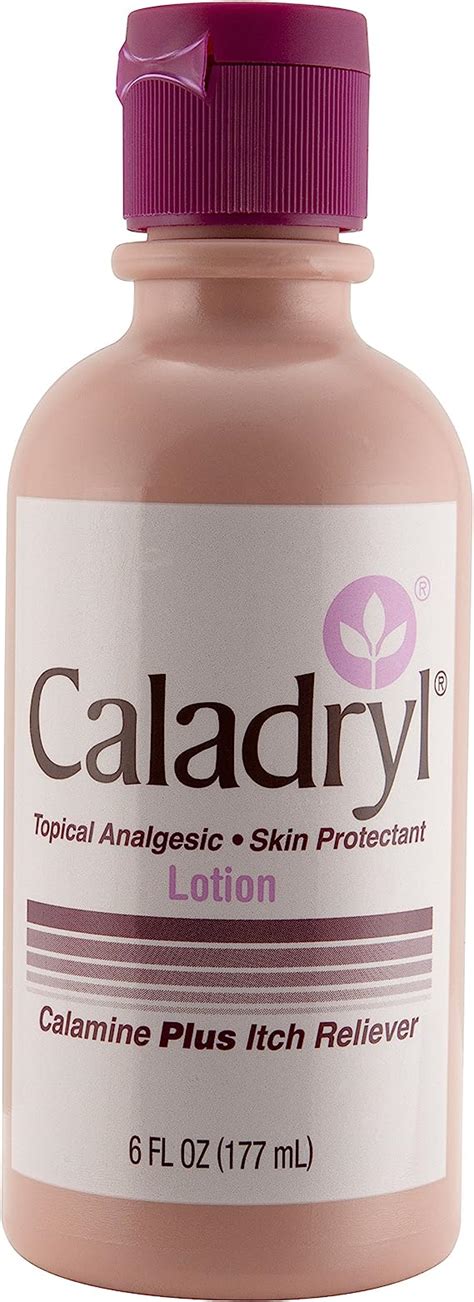 Caladryl Pink Calamine Skin Protectant Plus Itch Relief Ounce