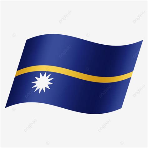 Dise O Transparente Simple De La Bandera Nacional De Nauru Png