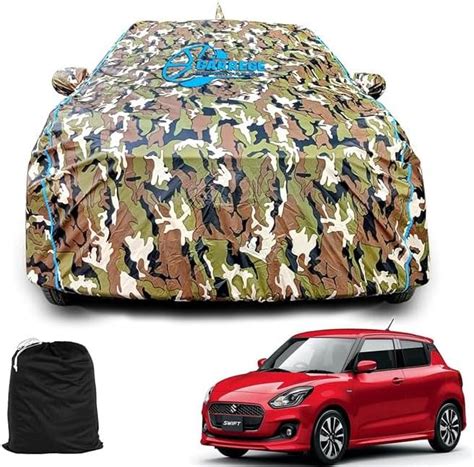 Garrege Maruti Swift Car Body Cover Waterproof With Mirror For