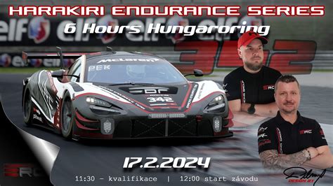 Harakiri Endurance Series 6h Hungaroring McLaren 720S GT3 EVO YouTube