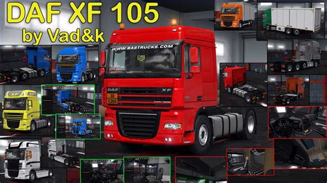 Daf Xf 105 Firmy Vadandk V7 14 1 47 Ets2 Ets2 Mody Ats Mod