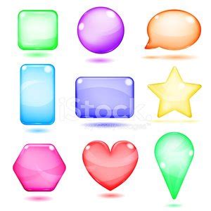 Opaque Colored Glass Shapes Stock Vector | Royalty-Free | FreeImages