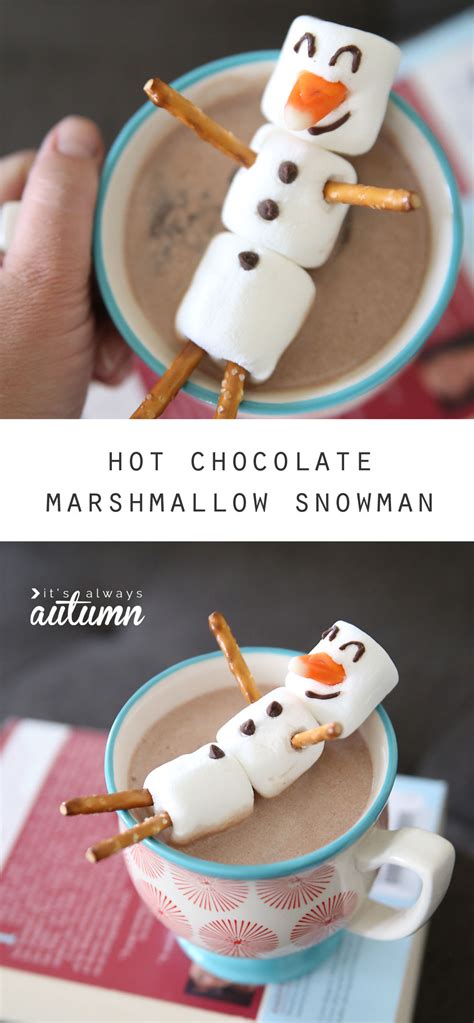 Fun Hot Chocolate Snowman Recipe Pictures, Photos, and Images for ...