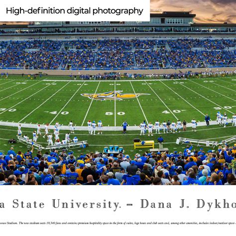 South Dakota State Jackrabbits Panoramic Poster