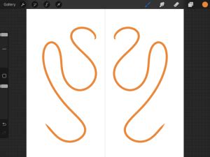 Cómo dibujar y usar simetría en Procreate Regardis
