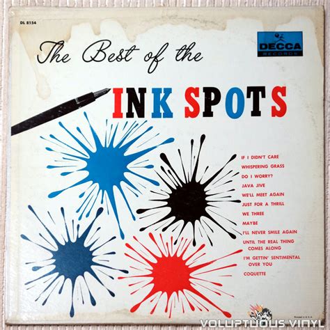 The Ink Spots – The Best Of The Ink Spots (1955) Vinyl, LP, Compilation – Voluptuous Vinyl Records