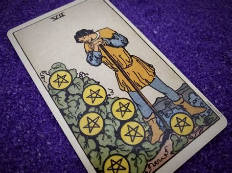 Sete De Ouros Tarot