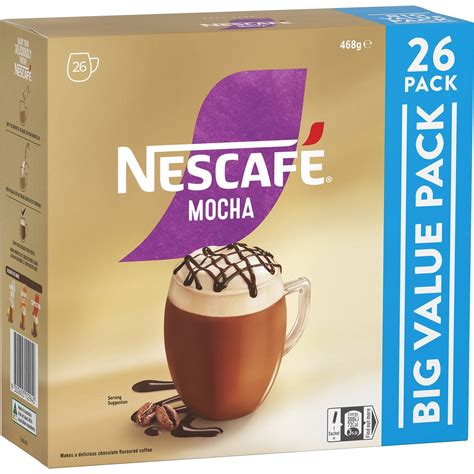 Instant Iced Coffee Sachets / Nescafé gold double chocolate mocha ...